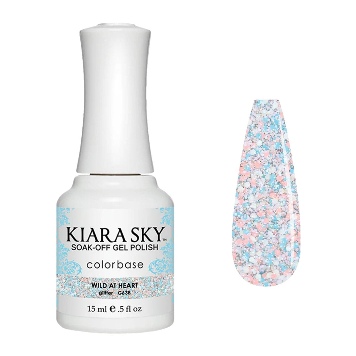 Kiara Sky Soak Off Gel Nail Polish 05 fl oz WILD AT HEART G638