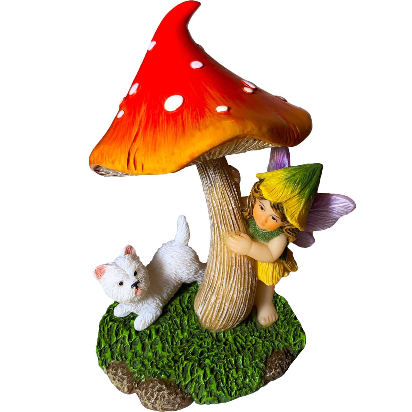 Mood Lab Fairy Garden Miniature Figurines Accessories Hide and Seek Statue Kit Outdoor or House Decor