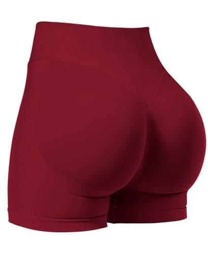 VOYJOY Women Workout Impact Shorts 2.5"/ 3.6"/ 4.5"/ 6" Scrunch Butt Lifting Gym Seamless Booty Biker Shorts