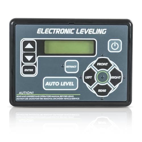 RADHLBNIU RV Auto Leveling System Replacement Touchpad Electronic Leveling Control Panel Compatible with Lippert RV 5th Wheel and Travel Trailer Replace 421484