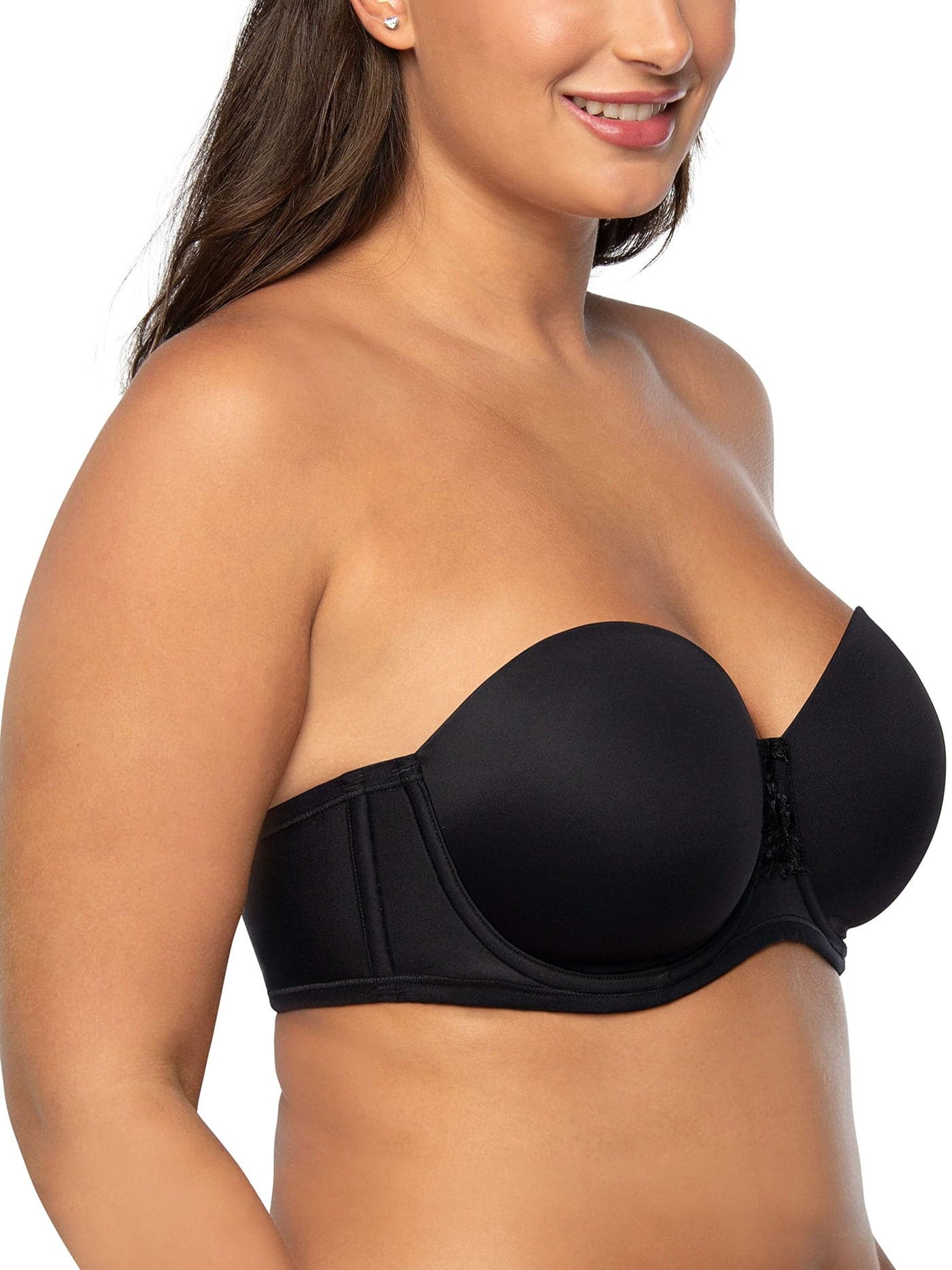 Vanity Fair womens Beauty Back Smoothing Strapless (34b - 44dd) Bra, Midnight Black, 36C US