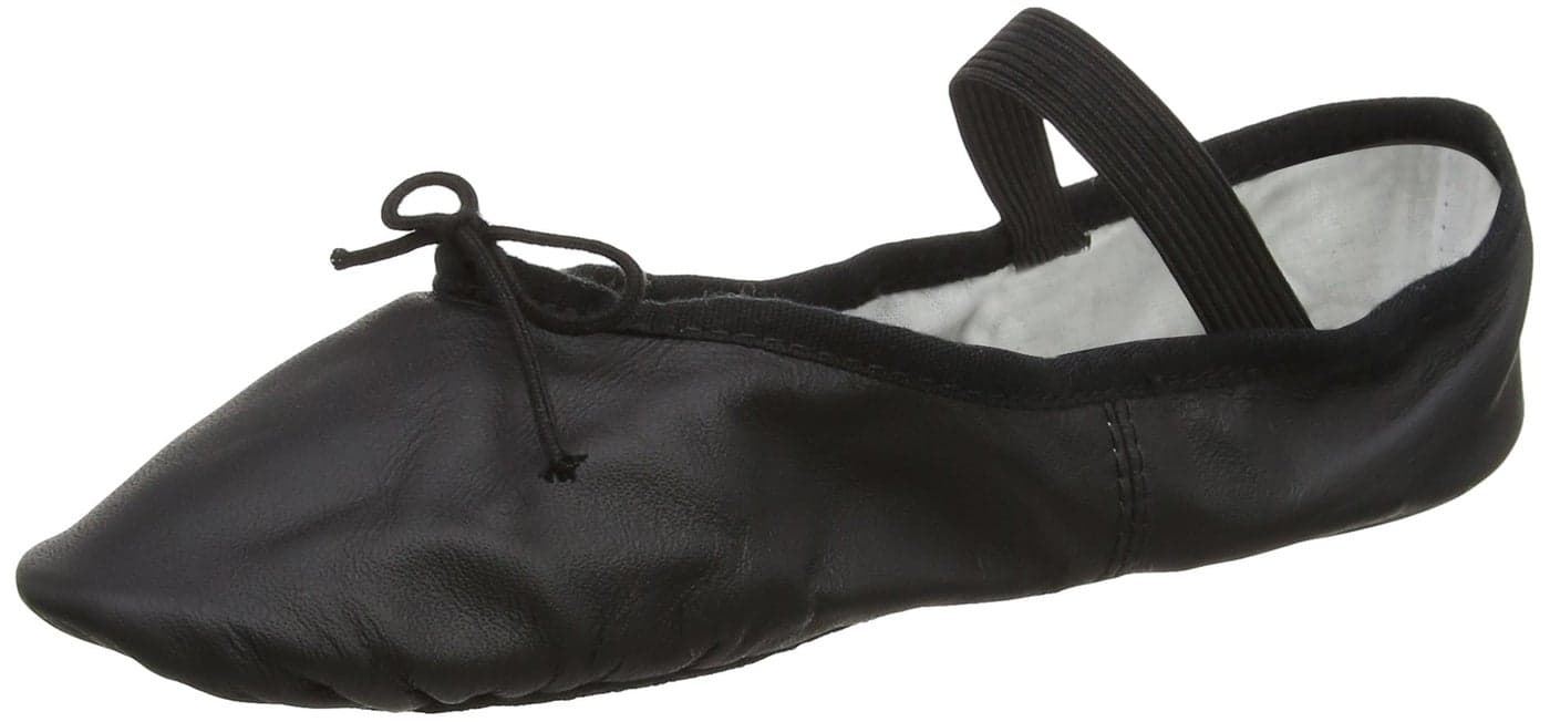 Bloch Women's Dansoft Full Sole Leather Ballet Slipper/Shoe, Black, 8.5 Narrow
