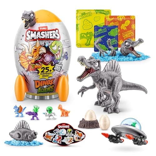 Smashers Dino vs Aliens Medium Spinosaurus by ZURU Smashable Egg Toy for Boys