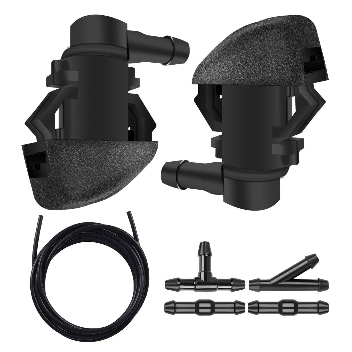 Middrivr Windshield Washer Nozzles Kit Windshield Washer Hose Kit with Connectors Compatible with Honda Pilot 20092012 2014 2015 Windshield Washer Nozzles Wiper Spray Replaces OEM 76810SZAA01ZA