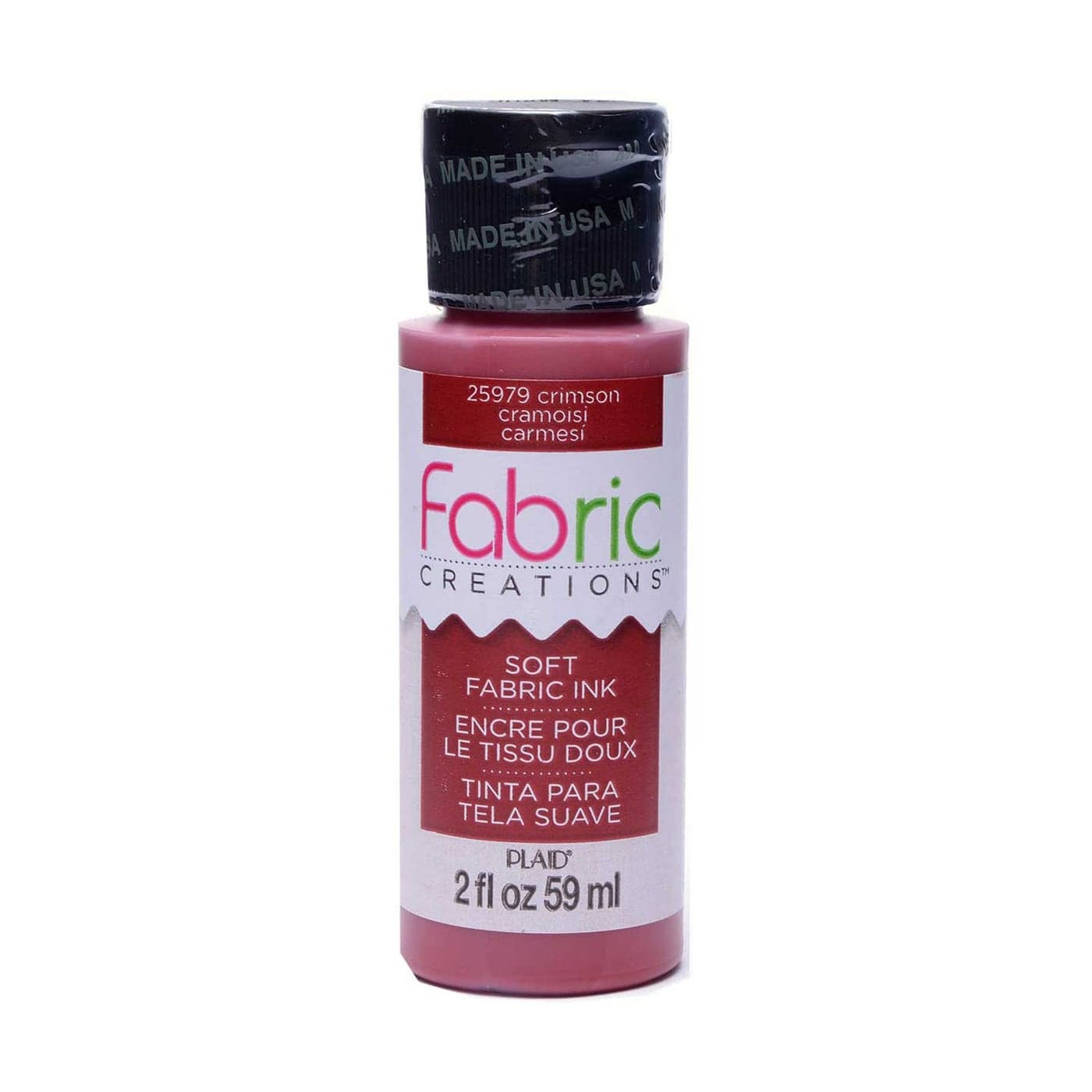 Fabric Creations Fabric Ink in Assorted Colors 2Ounce Crimson