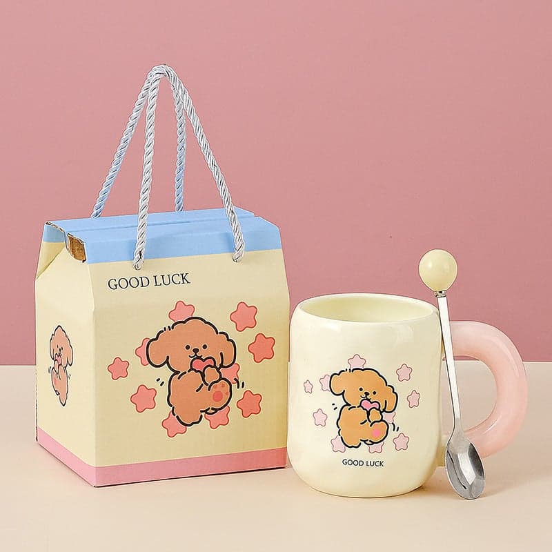 55 Degree Warm Cup Set Cup Constant Temperature Cup Heated Water Cup Ceramic Mug Practical Coffee Cup Business Gift