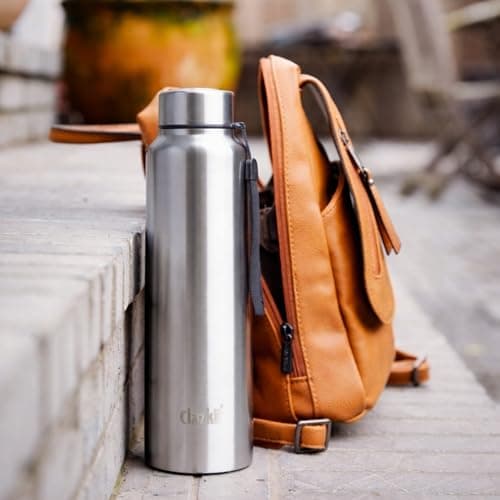 Clazkit Amaze Pro Classic 1000ml Sporty Stainless Steel Water Bottle|ISI Certified| SLeakproof, Rust-Free, BPA-Free, Durable for College, Fridge, Sports, Gym, Yoga & Office – Easy to Clean & Reusable