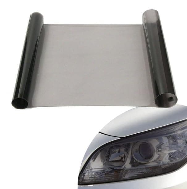 SUNBIRD Headlight Tint Smoke Tail Film Light Tint Vinyl Tint Film for Headlights, Fog Lights, Sidemarker Lights (24" x 60" Inch, Smoke Tint)-Self-Adhesive