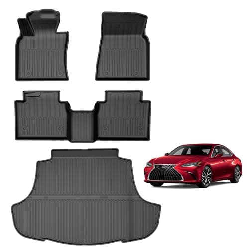 Custom Fit Floor Mats and Cargo Mat for Lexus ES 2019-2024 (ES350/ES300h) & 2025 ES300h - All Weather Protection