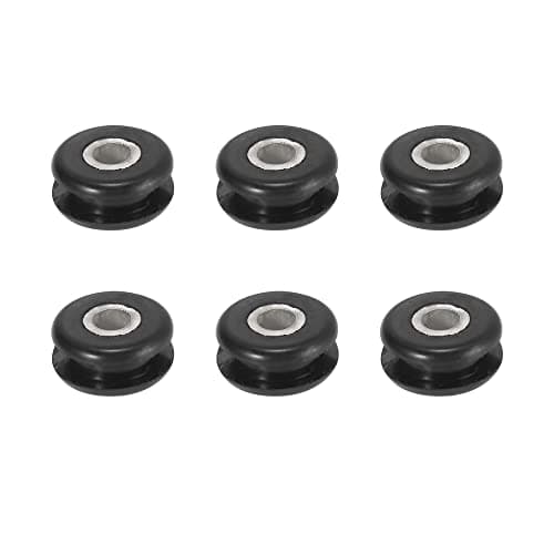 Motoforti 6pcs Motorcycle Flat Side Tank Mounts Rubber 11447 and 5775 for Harley Davidson Softail 1984-1999