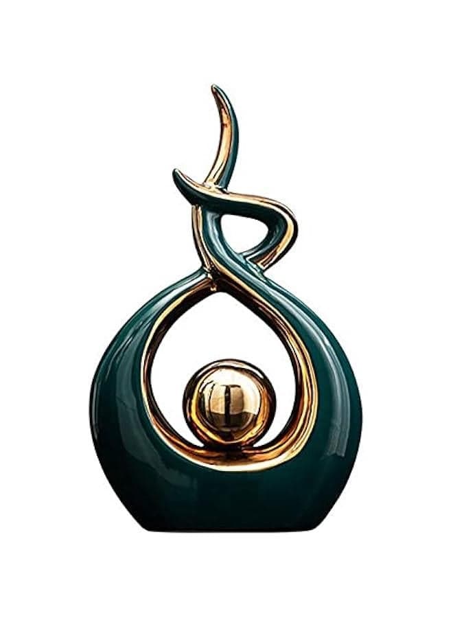 Home Decor Modern Abstract Art Ceramic Statue Table Decorations for Dining Room Living Room Office Centerpiece