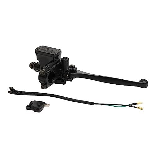 mokuo Right Side Motorcycle Brake Master Cylinder Assembly with Brake Lever8mm Mirror Hole 78 Handlebar Fit for GY6 50cc 125cc 150cc Scooter Moped ATV Dirt Pit Bike Parts