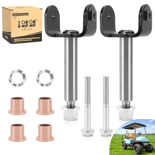 10L0L King Pin Repair Kit for Club Car Precedent/Onward/Tempo 2004-up Gas Electric Golf Cart, Replace OEM 102287201 103638601 103638801
