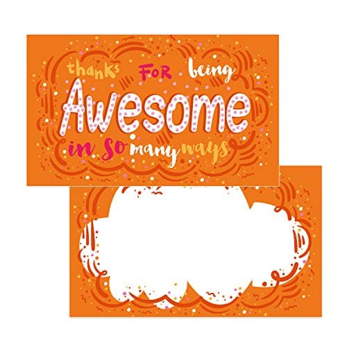 Antgiftshop 50 You are Awesome Cards -Thank You Appreciation Gifts Cards - Recognition, Encouragement and Kindness Notes for Employees, Teachers, Staff, Graduation, Friends, Family.