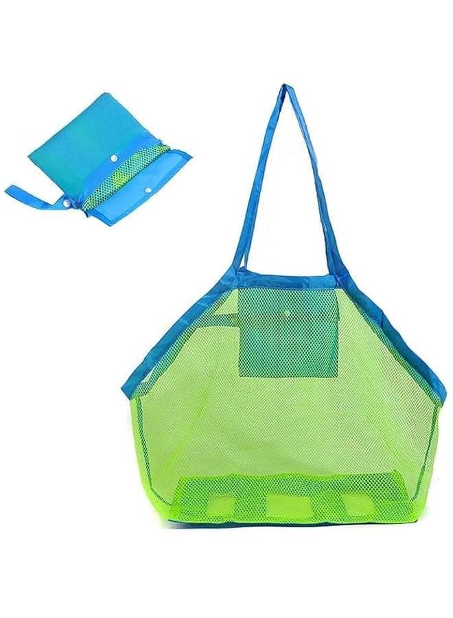 Mesh Beach Bag Extra Large Beach Bags and Totes Tote Backpack Toys Towels Sand Away For Holding Beach Toys Children' Toys Market Grocery Picnic Tote