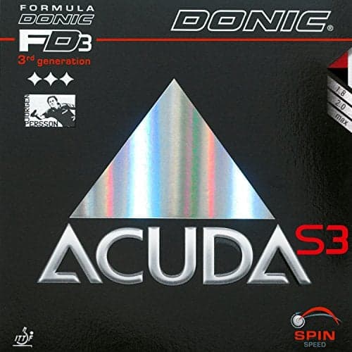 DONIC Acuda S3 Table Tennis Rubber (Red)