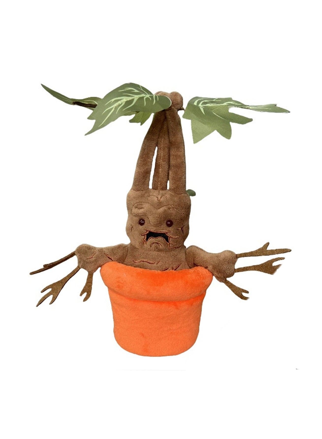 26cm With Basin Mandrake Plush Toy Movie Same Style Doll Doll Children'S Toys Suitable For Boys And Girls Gifts