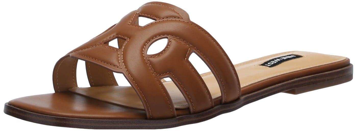 Nine West Womens Geena3 Sandal New Luggage 120 8