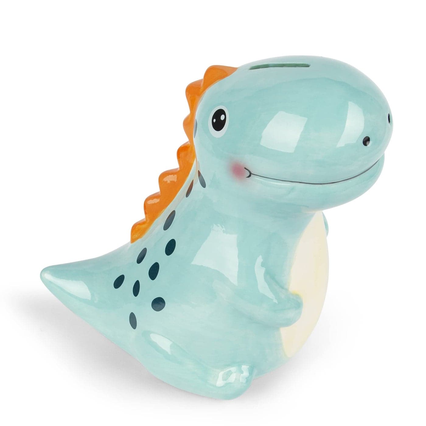 YJNSFT Ceramic Dinosaur Piggy Bank for Boys Large Porcelain Coin Bank for Child TRex Money Bank for Baby Nursery Room Decor Birthday Christmas
