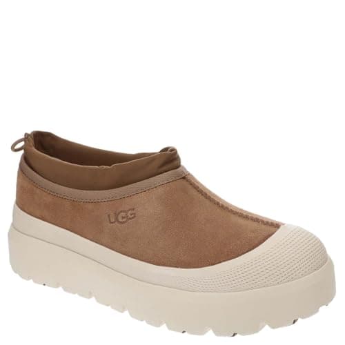 UGG Men's Tasman Weather Hybrid Shoe, Chestnut / Whitecap, 10