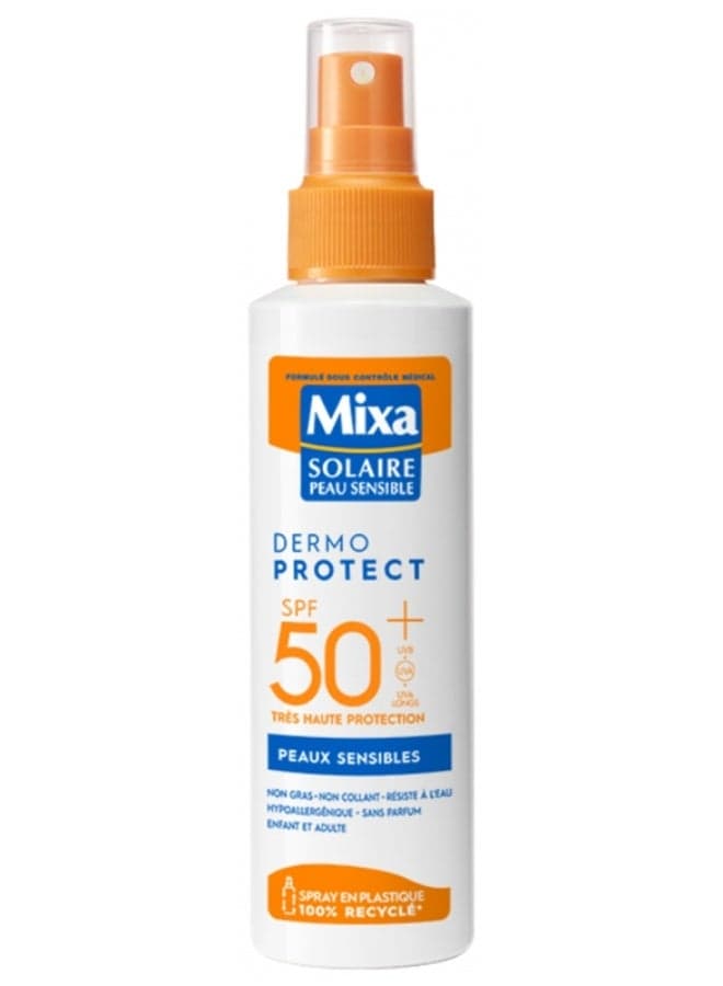 Mixa Dermo Protect Sun Spray Sensitive Skin SPF50+ 150 ml