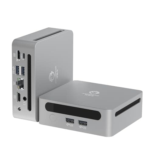GenMachine Mini PC AMD Ryzen 7 5800H Mini Computers Up to 4.4GHz 8c/16t, 32GB DDR4, 1TB SSD & M.2 NVME, Gaming PC with Wifi6/BT5.2, Gaming/Office/Design