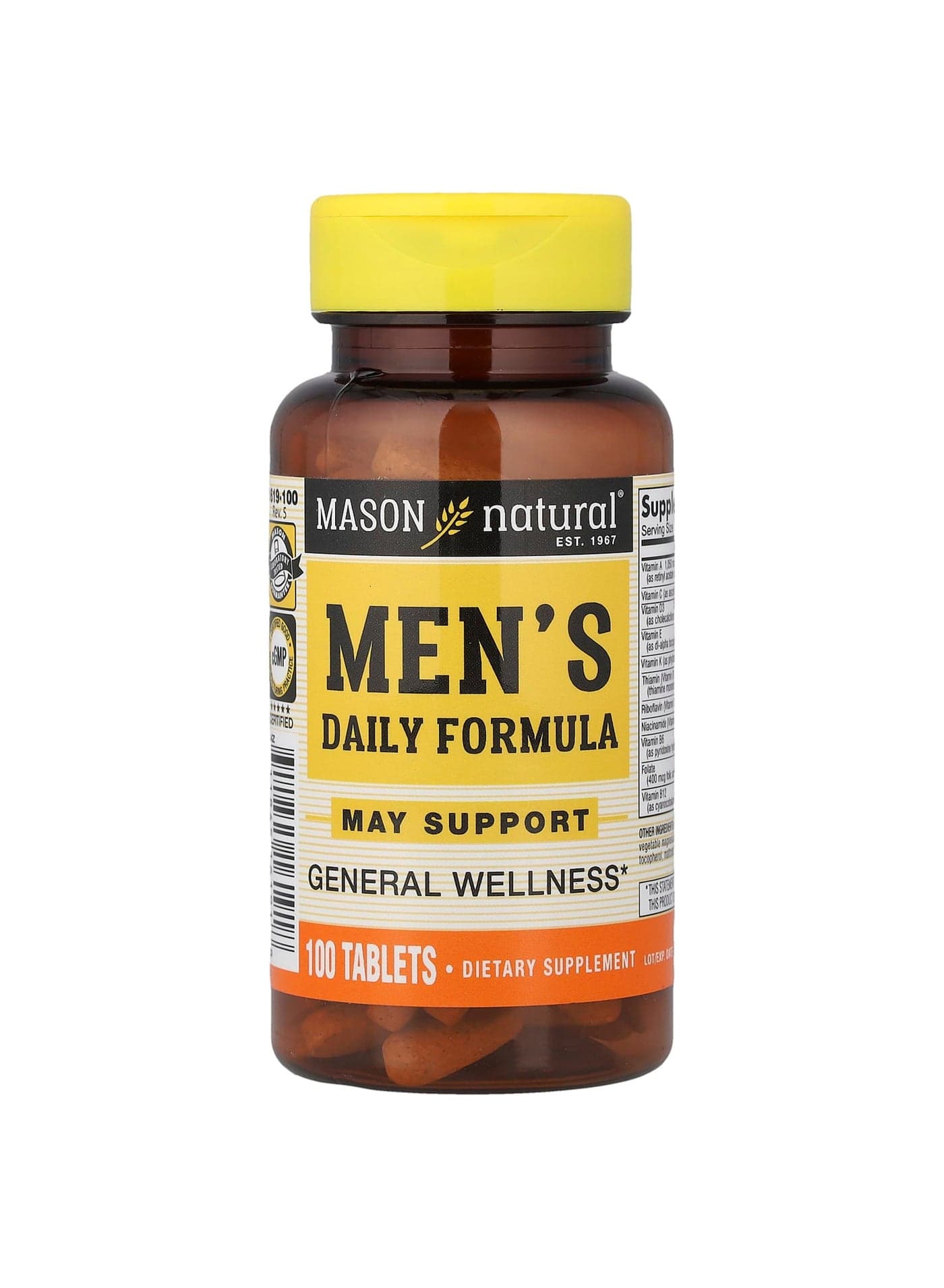 Men's Daily Formula, 100 Tablets