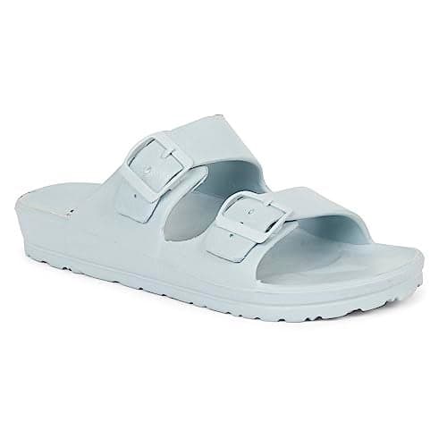 OZZOH Women`s Flip flops For Every day wear Fylwaypool Iceblue | Size - 7