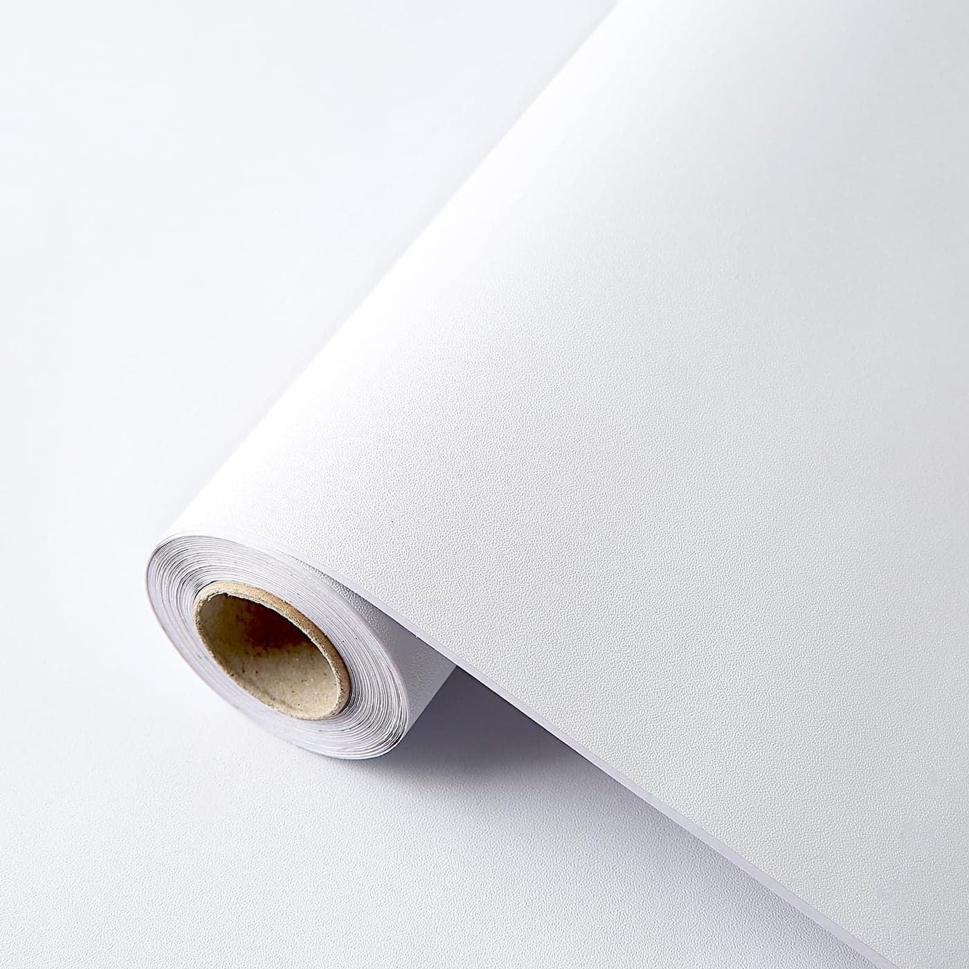 Dimcol White Contact Paper 157x236 Peel and Stick Wallpaper Matte White Wallpaper SelfAdhesive and Removable Decorative Contact Paper for CabinetsCountertopsShelve Wall