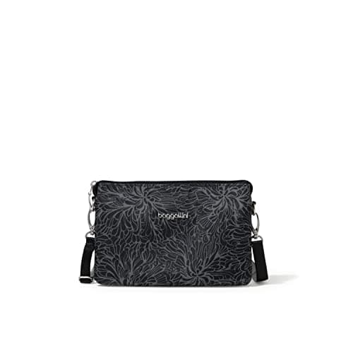 Baggallini The Only Mini Bag - 8.25"x 5.5" Lightweight Small Wristlet Crossbody Bag