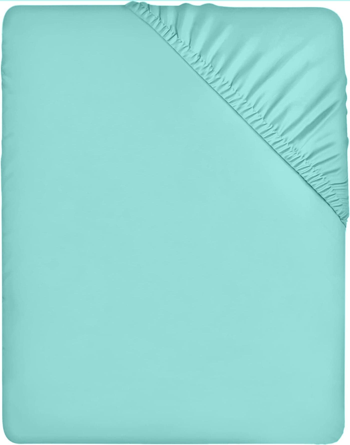 Utopia Bedding Fitted Sheet Super King Spa Blue Deep Pocket 14 inch 35 cm Easy Care Soft Brushed Microfibre Fabric Shrinkage and Fade Resistant Bottom Sheet