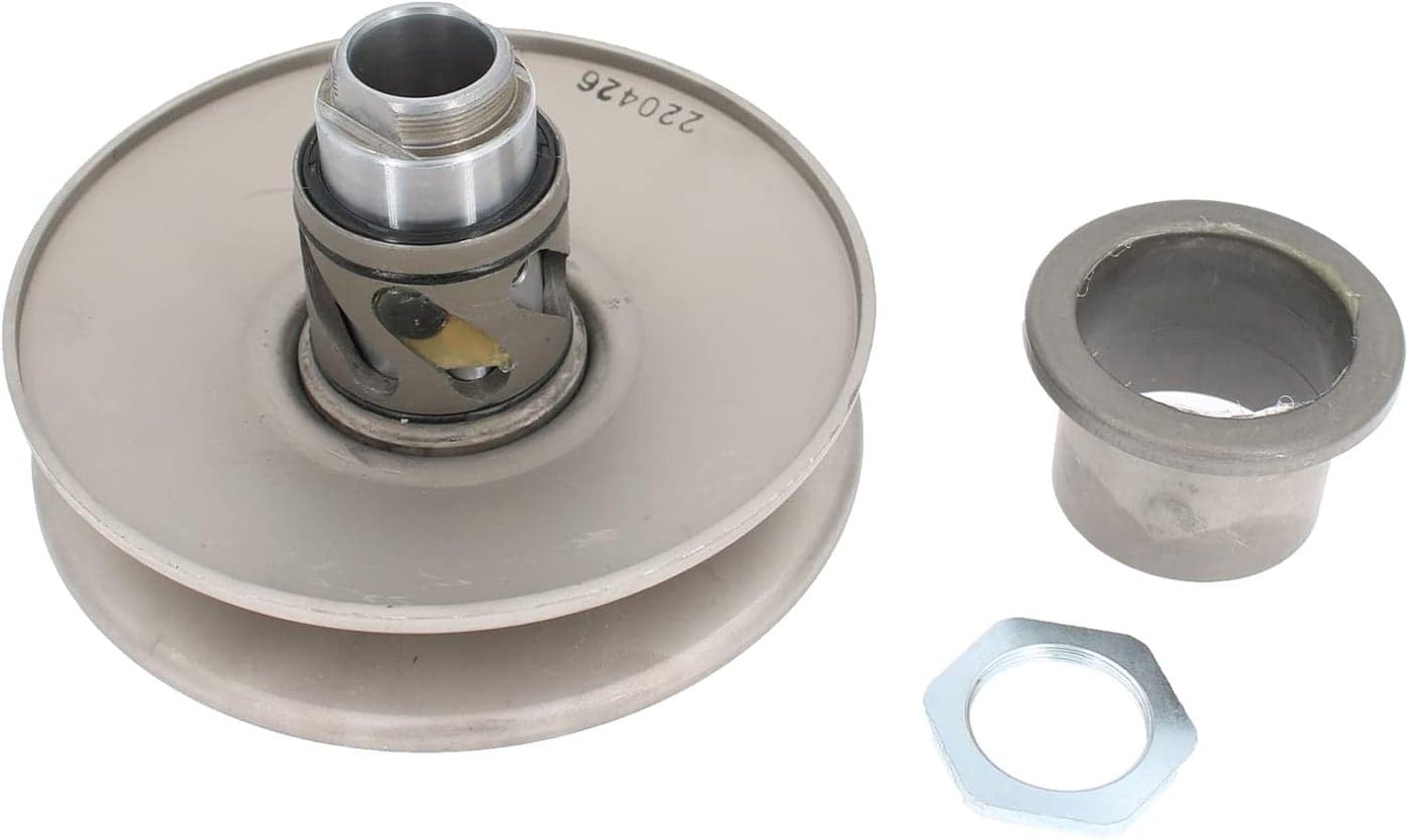 Glixal High Performance Clutch 6-Groove Adjustable Secondary Sliding Sheave Assembly for GY6 125cc 150cc 152QMI 157QMJ Engine