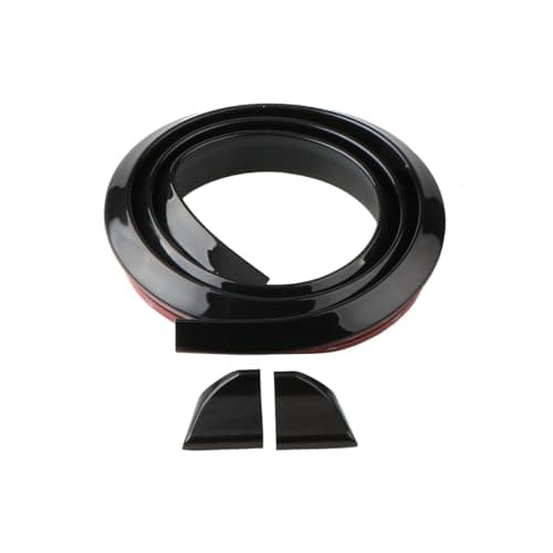 ZIMISI Spoilers for Cars 3D Rubber Car Rear Spoiler Roof Lip Kit Trunk Spoiler Trim Strip PunchFree Roof Spoiler Wing Sticker for Car Decorations Automotive Exterior Accessories Black