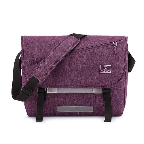 OIWAS Messenger Bag for Women, 14 Inch Laptop Crossbody Bags Men Casual Satchel Shoulder Bag College Travel Office Briefcase