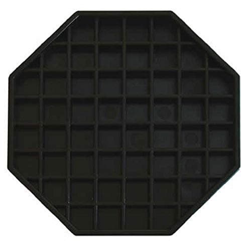 Update International (DT-6X6) Octagonal Plastic Drip Tray