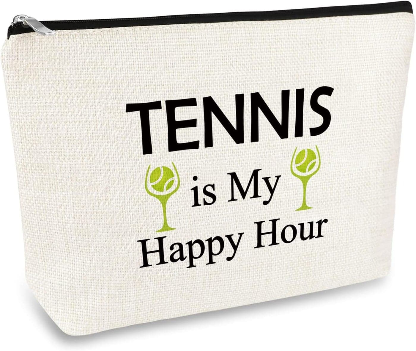 Tennis Gifts for Women Tennis Lover Gift Cosmetic Bag Tennis Team Gift Tennis Player Birthday Gift Tennis Coach Gift Makeup Bag Tennis Gifts for Friends Coworkers Christmas Gift Travel Pouch