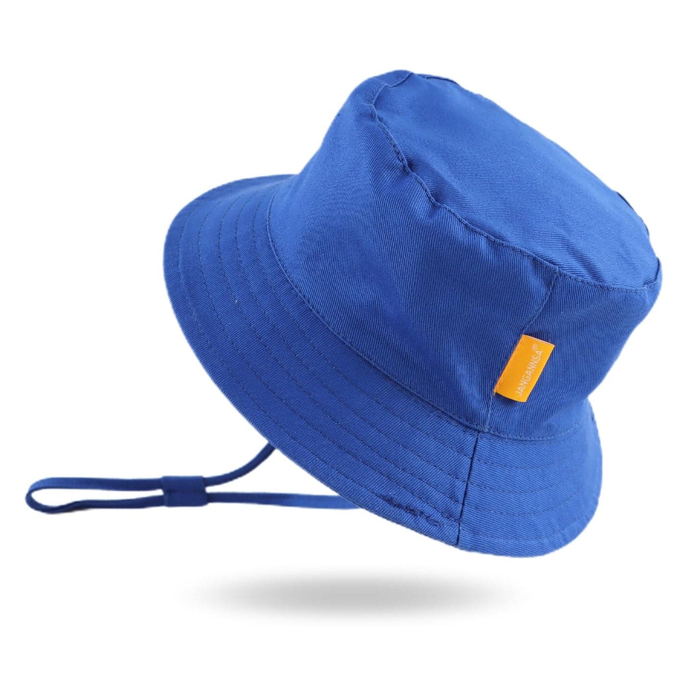 Cotton Baby Sun Hat Infant Toddler Boys Girls Bucket Hats Summer Sun Protection Kids Beach Caps (Royal Blue, 48cm)