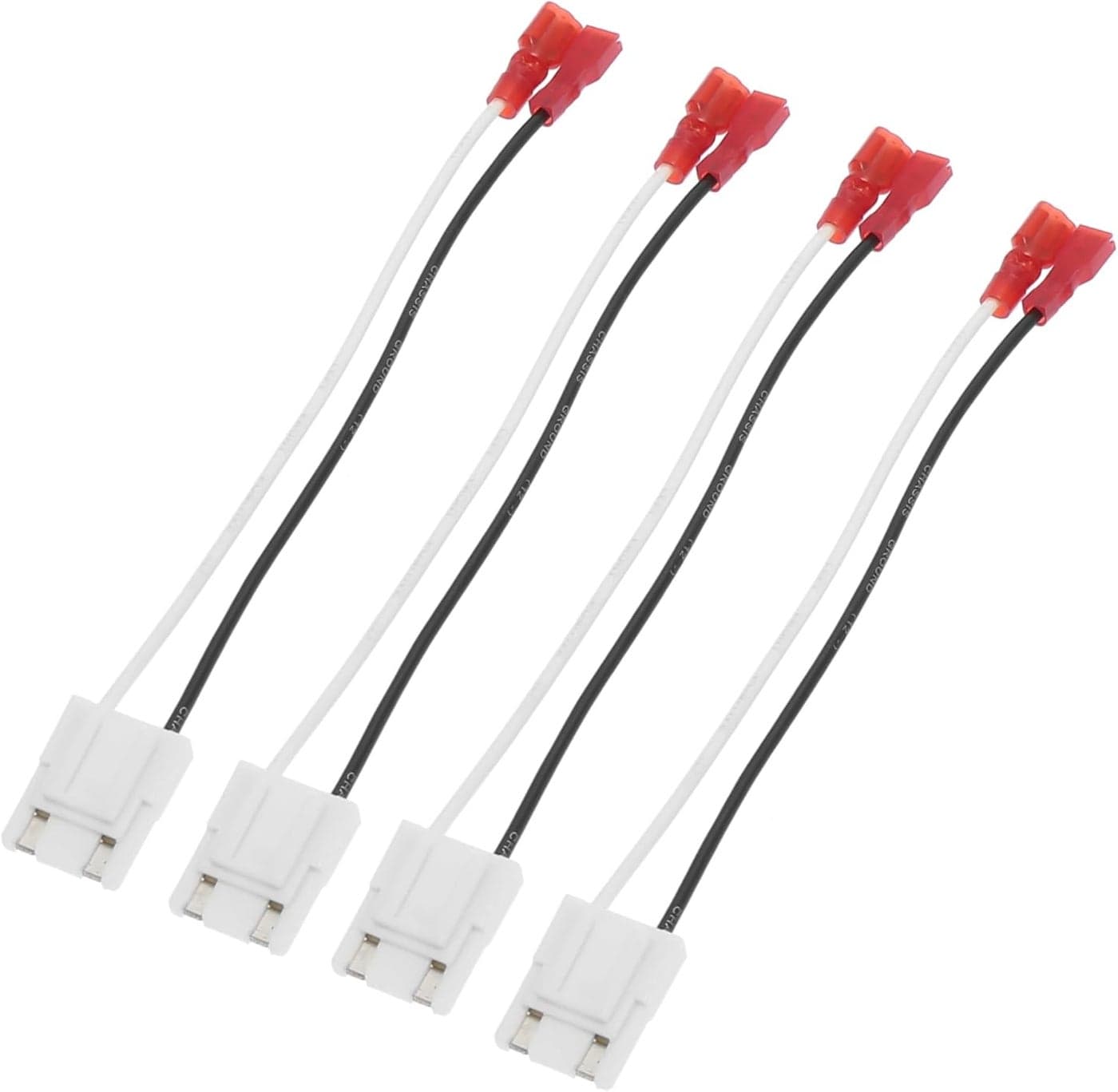 X AUTOHAUX 4pcs Car Speaker Connector Harness Adapter