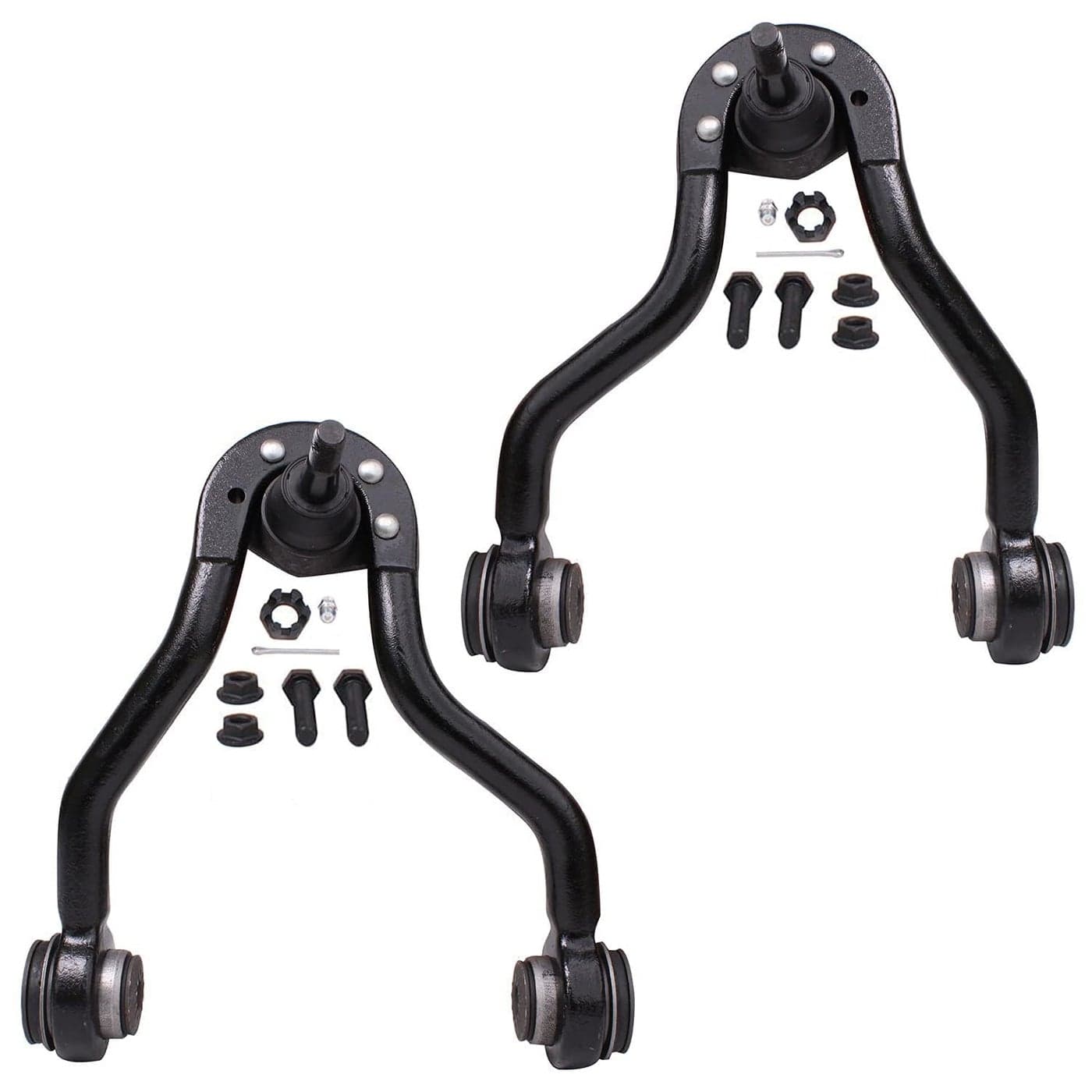 Detroit Axle Front Upper Control Arms for 4WD Chevy GMC K1500 K2500 Suburban Tahoe Yukon Safari Astro Blazer Cadillac Escalade 2pc Upper Control Arms with Ball Joints Assembly Set Replacement