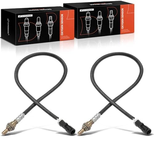 A-Premium O2 Oxygen Sensor Compatible with Ford F-150, F-250 Super Duty, Explorer 1996-2006, E-250, Expedition, 2-PC Set, Replace# 5F9Z9G444AB, 5W6Z9G444BA