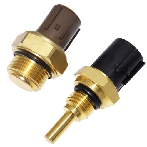 KEJSTED Set of 2 Engine Coolant Temperature Sensor Radiator Cooling Fan Switch 37870PJ7003 37760P00003 Compatible with Honda Accord Civic CRV Odyssey Pilot S2000 CL NSX TL RL MDX Integra
