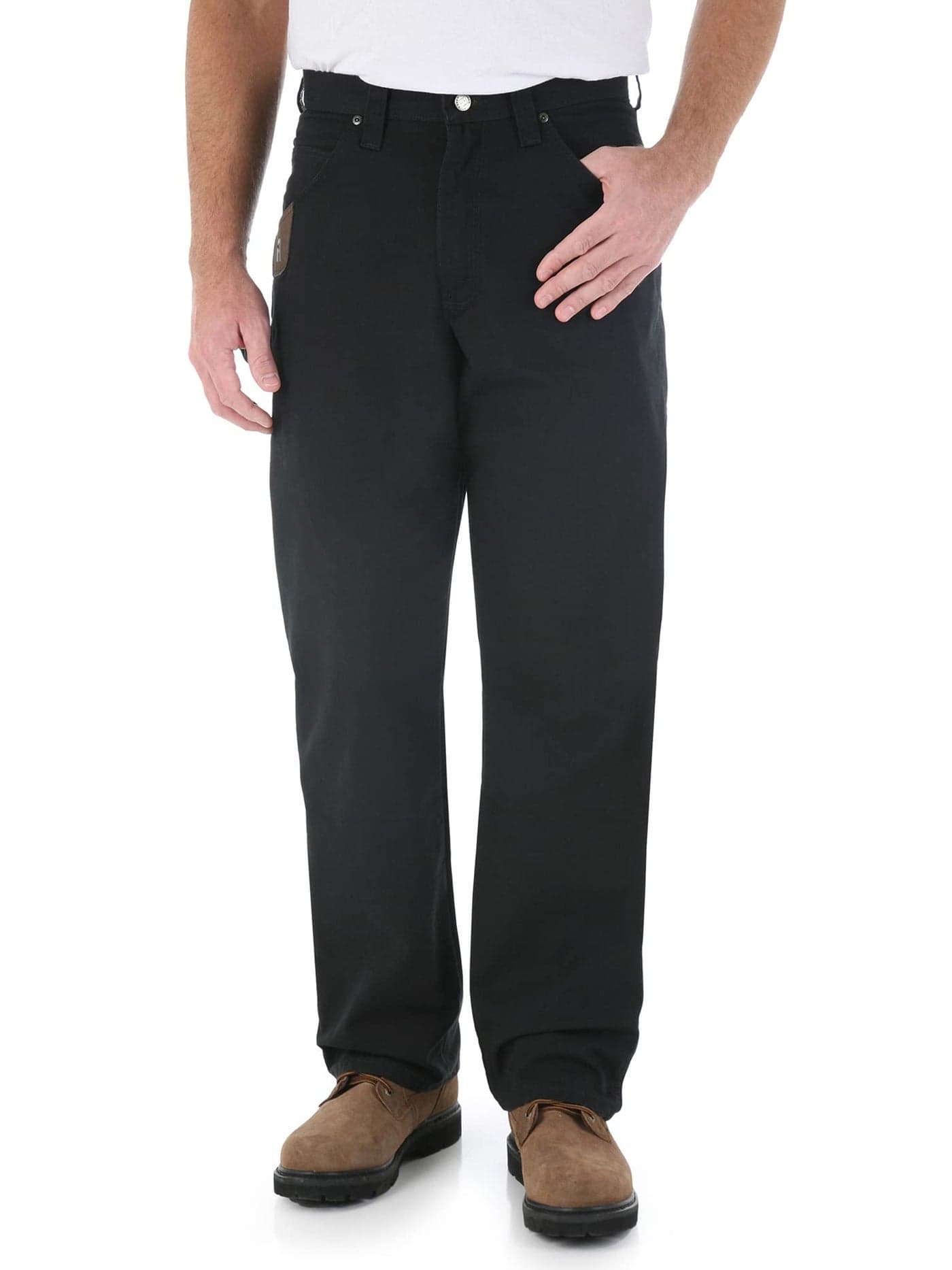 Wrangler Riggs Workwear Mens Ripstop Carpenter Jeans, Black, 30W x 30L US