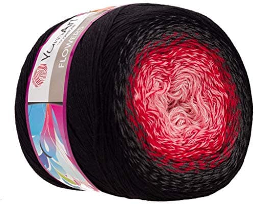Yarn Art Flowers 55 Cotton 45 Acrylic 250gr 1094yds Multicolor Rainbow Crochet Spring Summer 2 Sport Yarn 282