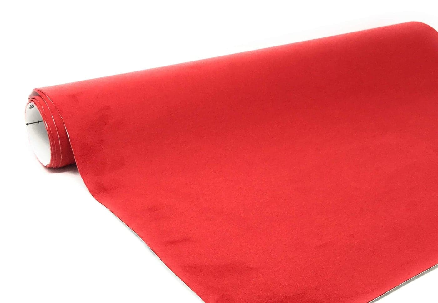 JNK NETWORKS Suede Fabric Wrap Self Adhesive Film Sticker 8 x 55 Inches Silky Decal Sheet for Car Interior Furniture Upholstery DIY Elastic Stretch Peel and Stick Rose Red