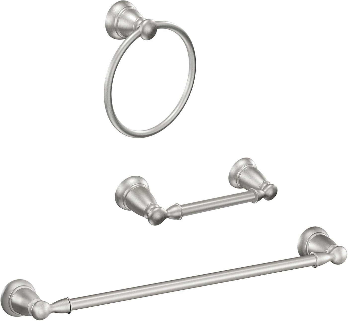 MOEN Banbury 3Piece Bath Accessory Kit in Brushed Nickel