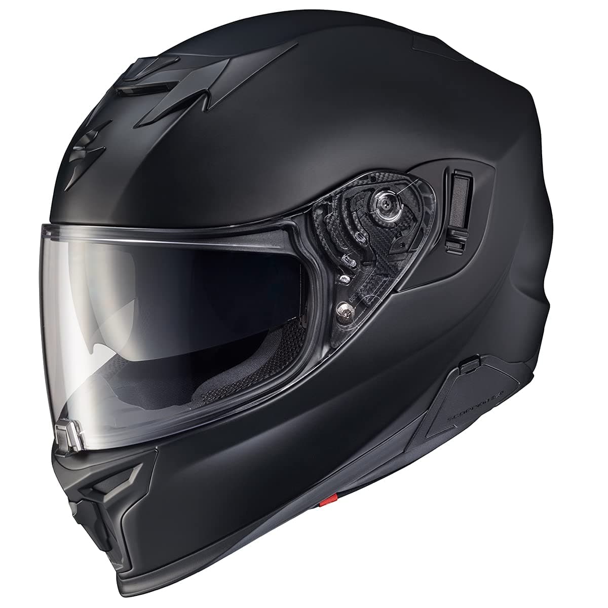 ScorpionEXO T520 Full Face Dual Sport Motorcycle Helmet with Bluetooth Ready Speaker Pockets DOT ECE Solid Matte Black XLarge