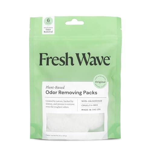 Fresh Wave Odor Eliminating Deodorizing Packs Bag of 6 Safer Odor Relief for Small Spaces Natural PlantBased Odor Eliminator Odor Absorbers for Home