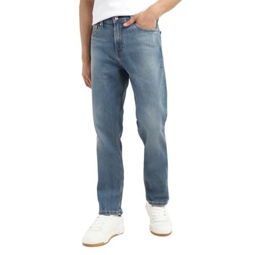 Levi's Men Mid Rise 511 Slim Fit Mid-Rise Jeans Blue,40