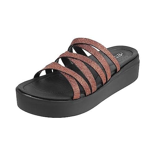 Metro Women Bronze Wedge Heel Fashion Sandal UK/3 EU/36 (34-109)