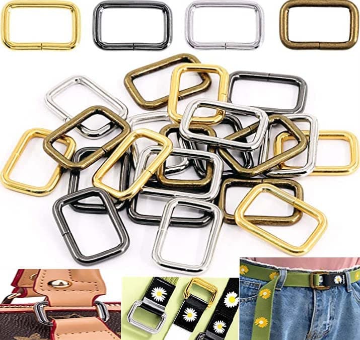 DIY Crafts 10x Metal Rectangle Ring Bronze Heavy Duty 1 Inch 25 10x Metal Rectangle Ring Bronze